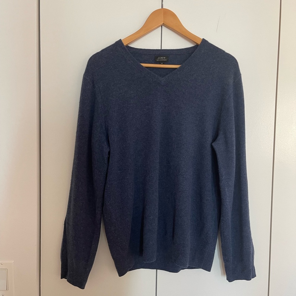 J Crew Cashmere Sweater Blue
